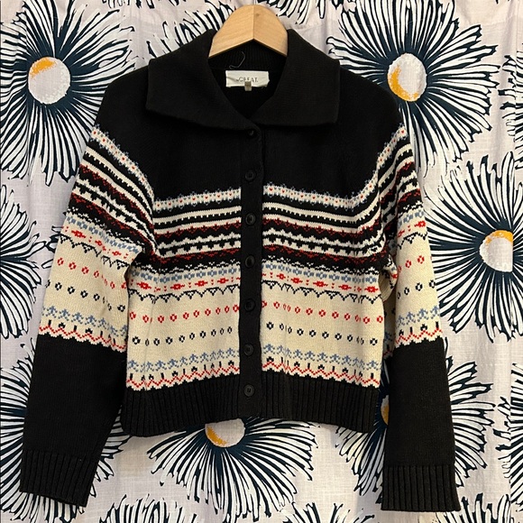 The Great Scholar Fairisle Cardigan Cardigan Size 3 - Picture 4 of 9